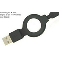 Retractable USB to 5 Pin Mini B Cord
